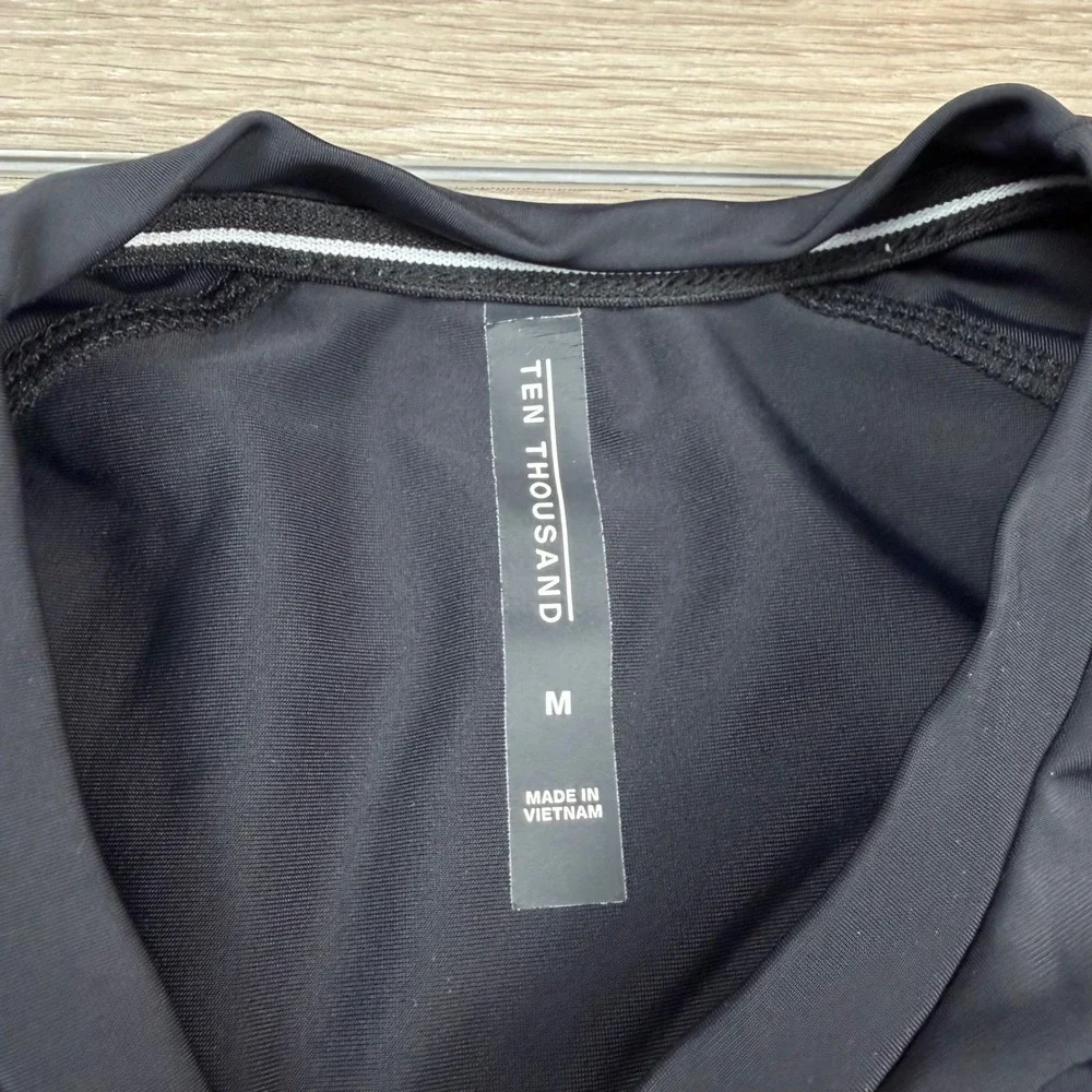 Ten Thousand Mens The Fight Rashguard Compression Shirt Black Size M